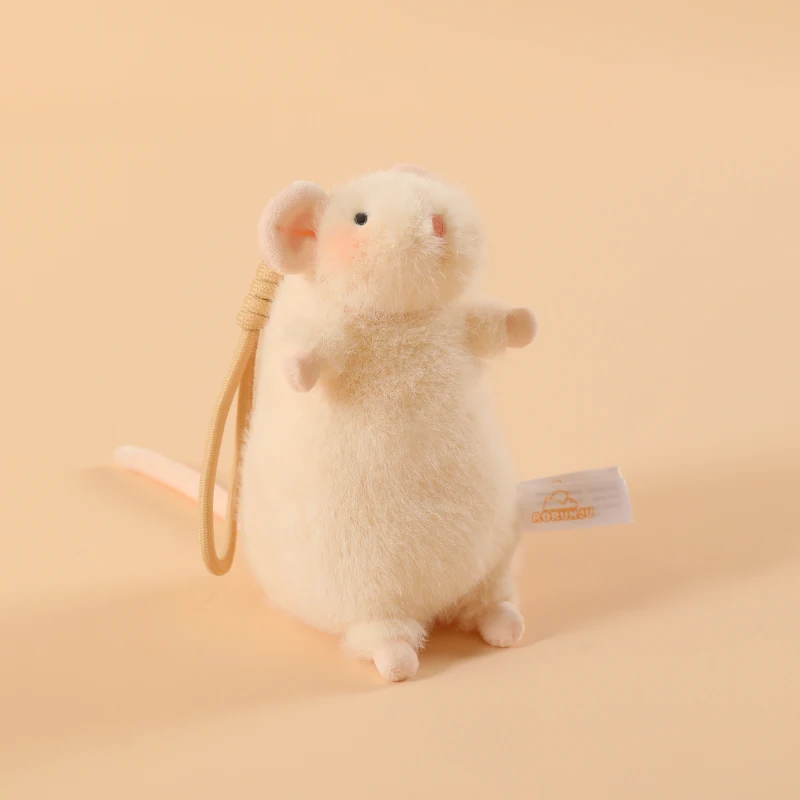 15/21CM Niedliche Fancy-Ratten-Plüschtiere Weiche Stofftier-Puppe Plüsch-Maus-Anhänger Schlüsselanhänger Lustige Geschenke – Detail 6
