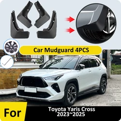 For Toyota Yaris Cross GR 2023 2024 2025 Car Mudflaps Splash Mud Flaps Front Rear Wheel Fender Flare Car Accessories Auto Muds