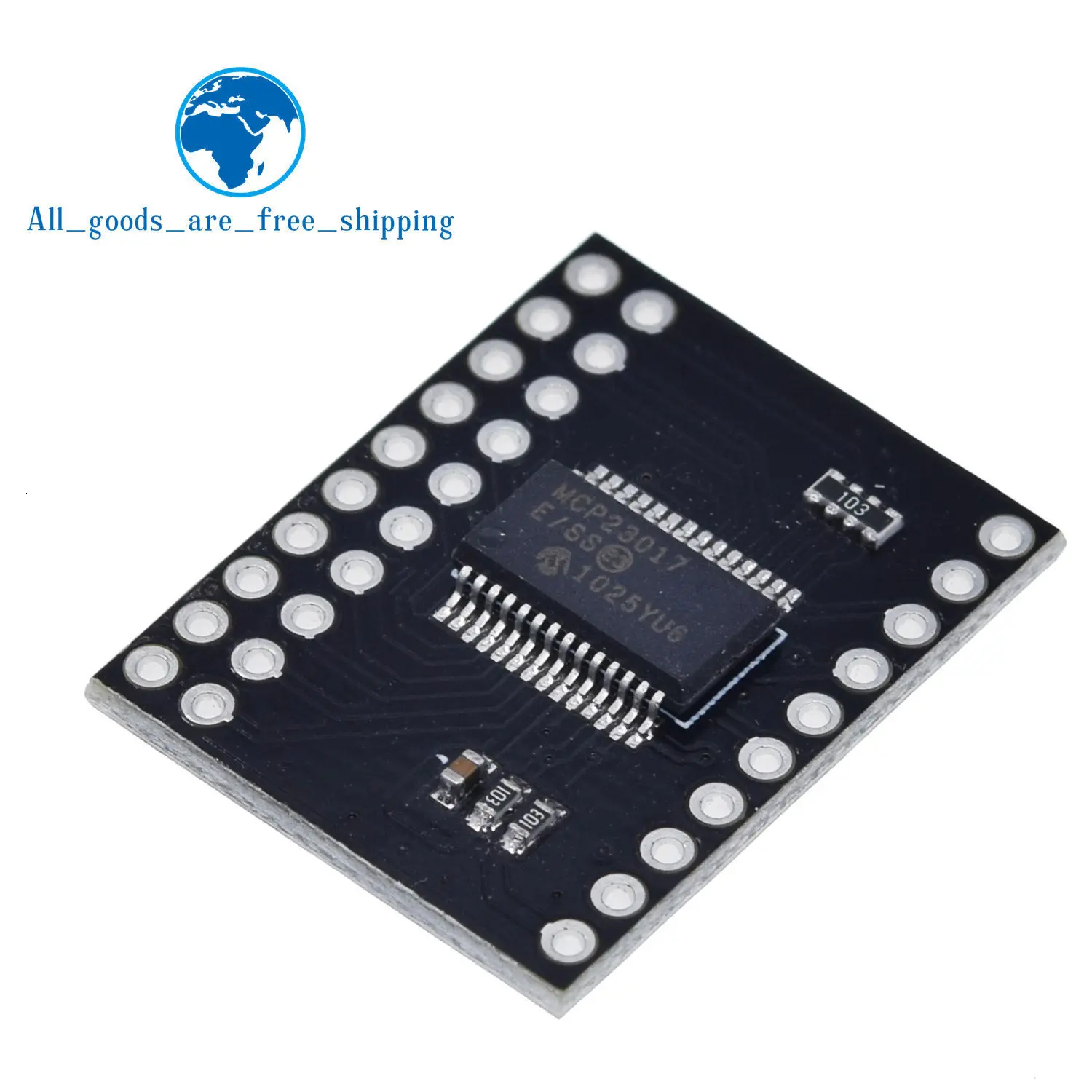TZT 1/3PCS MCP23017 Interface Modul IIC I2C SPI MCP23S17 16-Bit I/O Expander Pins 10Mhz interface Modul – Detail 3