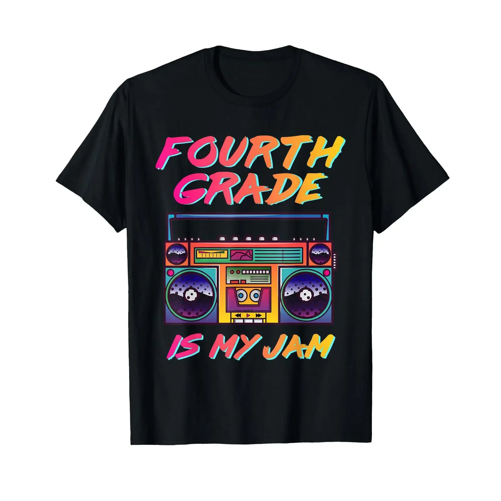Fourth Grade Teacher Retro 80's 90's Back To School T Shirt vintage Washed Soft Casual Versatile Stretched designer clothes