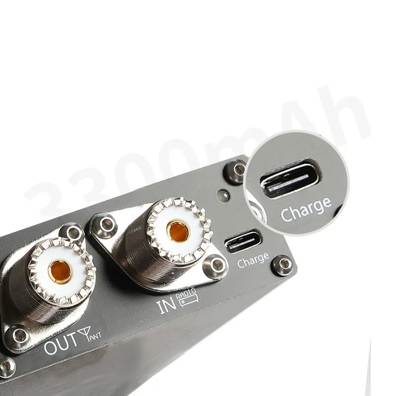 ANTUNER AT-100M 100W Universal HF Antena Tuner 1.8-30MHz SWR Power Meter untuk Yaesu Kenwood Xiegu