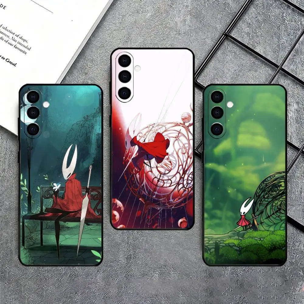 Hollow Knight Silksong Phone Case For Samsung Galaxy A73,A72,A71,A70,A53,A52,A51,Soft Silicone Black Cover