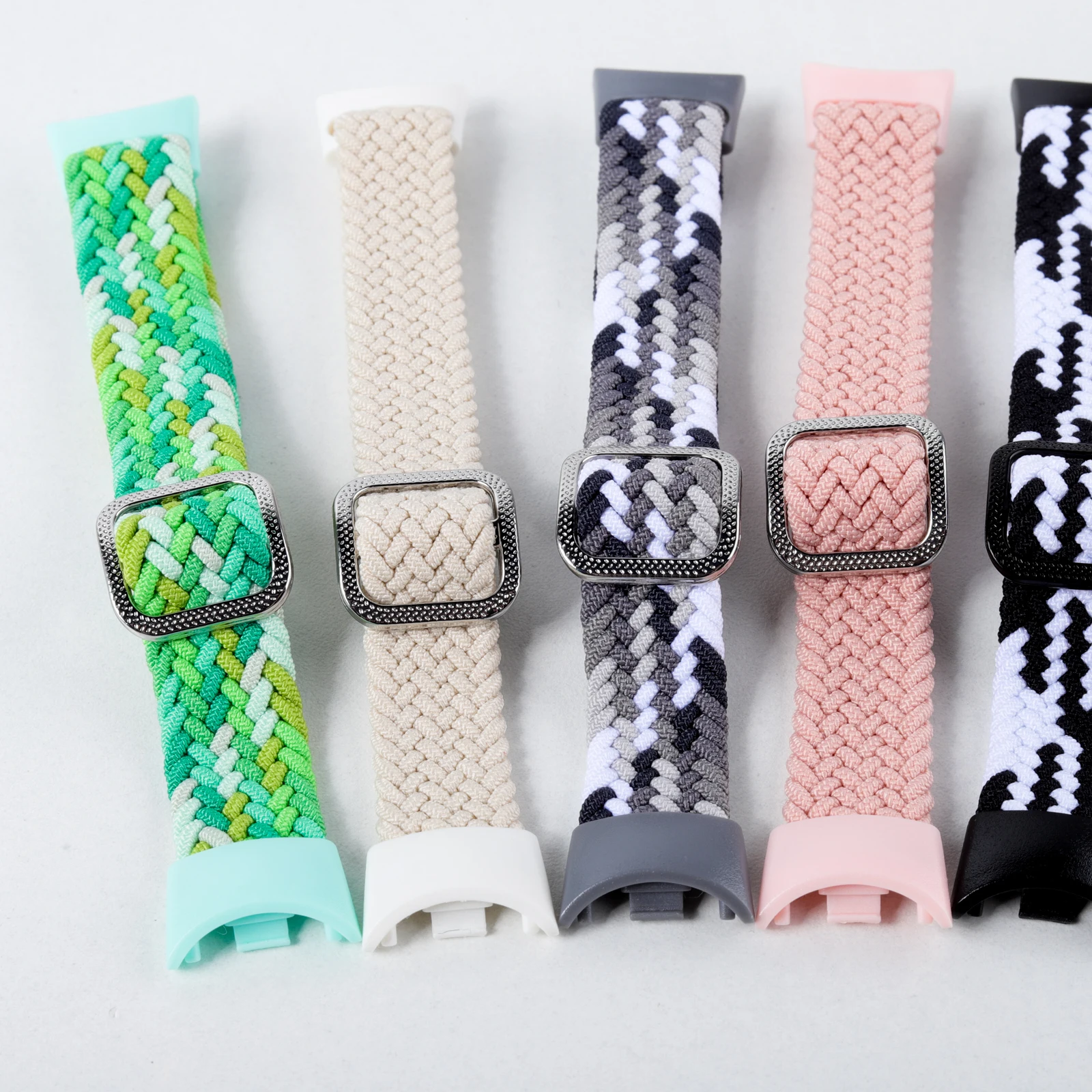 Braided Straps for Mi Band 11/10/9 Bracelet Elastic Adjustable Nylon Miband 4 5 Correas Wristband for Xiaomi Mi Band 4 3 5 6 7 8