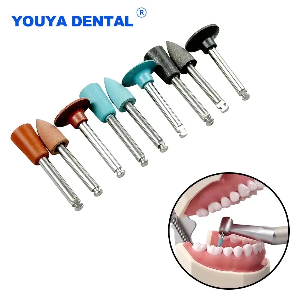 

9pcs/set Dental Rubber Polisher Composite Polishing Kit RA0109 Low Speed Handpiece Contra Angle Kit Dentistry Disc Wheel Kit