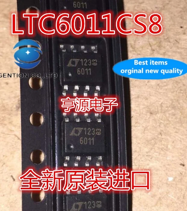

5 шт. LT6011CS8 LT6011 печать 6011 SOP-8 в наличии 100% новые и оригинальные