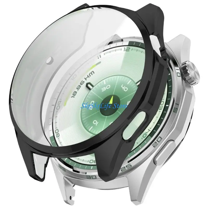 E65E Smartwatch Scratch Resistant Shell Flexible Guard for GT6 46mm Easy Installation
