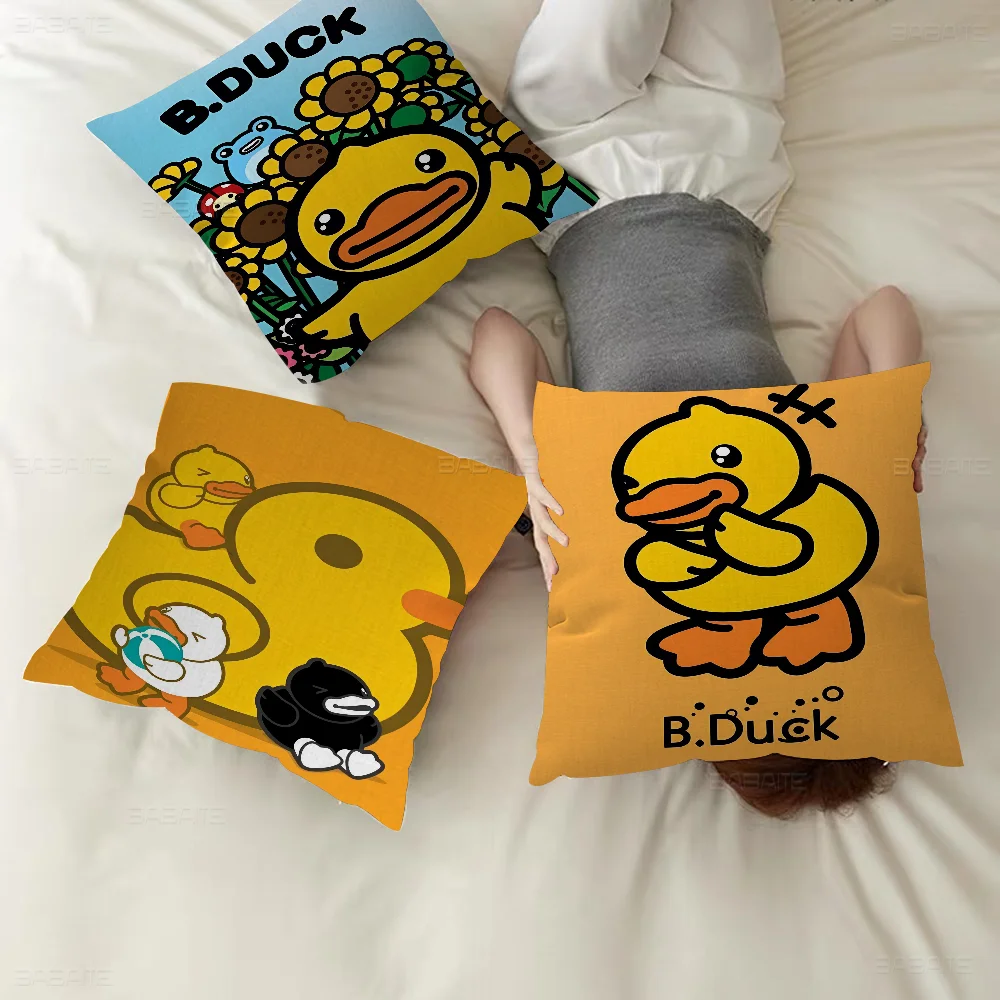 Cartoon Duck 45*45cm Cushion Cover Pillow Cover Decor Pillowcase Home Pillowcase For Couch Pillow