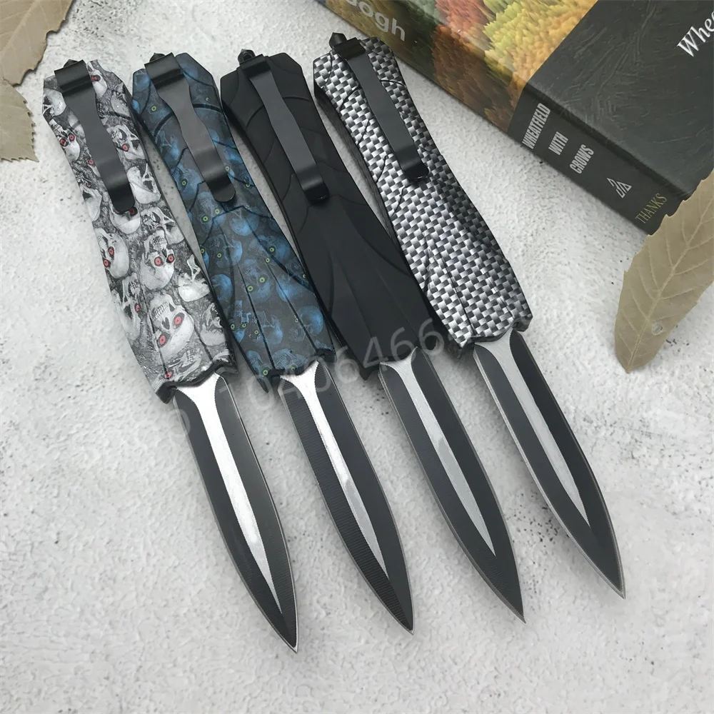 4 Styles Halloween Gifts Pocket Knife High Quality EDC Outdoor Knives 440C Blade ABS Handle Camping Hiking Hunting Tools