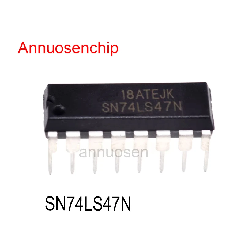 50PCS New and Original 74LS47 SN74LS47 HD74LS47P DIP-16 SN74LS47N