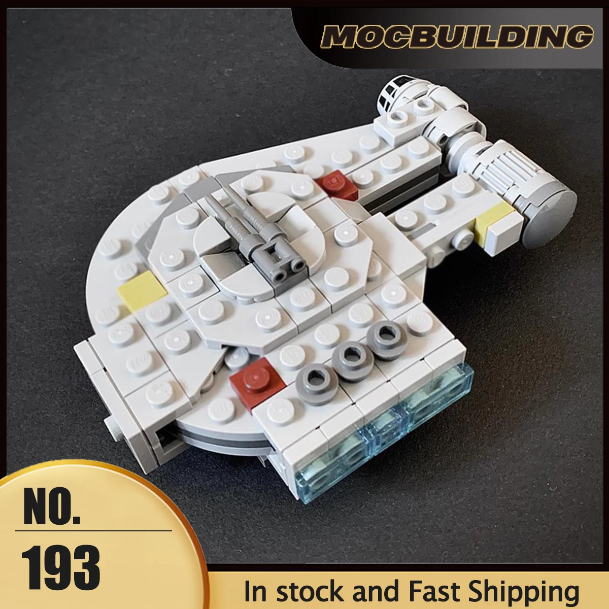 MOC Space Movie Series Micro Outrider Model Building Blocks Creative Ship Toys DIY Assembly Bricks Collection Display Gifts