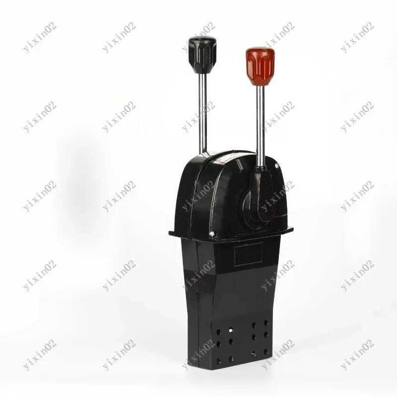Single & Dual Marine Throttle Control Lever, Zinc Alloy Control Handle for Boat Engine Replacement