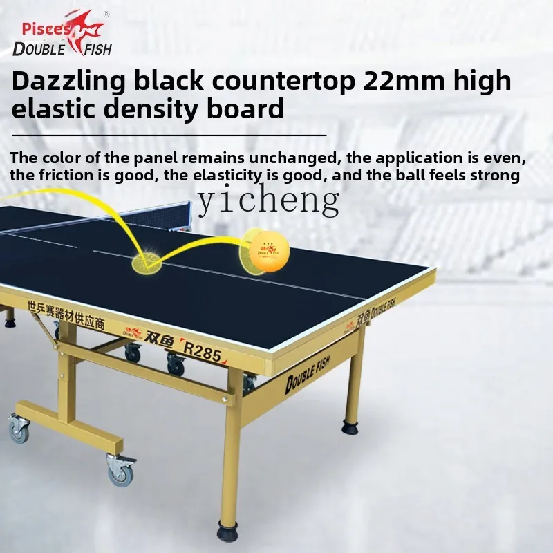 ZZ-31  Table Tennis Table Household Foldable Mobile Standard Indoor R285 Table Tennis
