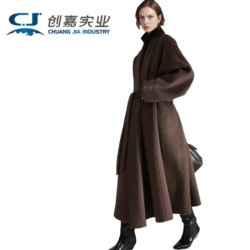 

Double-sided Alpaca Fur Women's Coat Loose Fit, Large Size Woolen Jacket, Warm Comfortable, Suitable for Casual Fashionable Wear