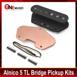 [Pickup DIY Kits] Alnico 5 TL Bridge Pickup Kits- Fiber Bobbin/Alnico V Pole Piece/Waxed Cloth Cable Pickup Kits for TL Guitar