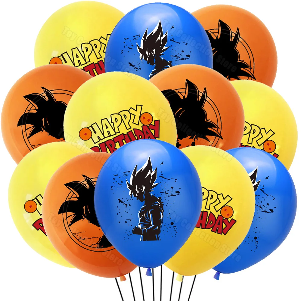 Dragoned Ball Z 12/24/50Pcs Latex Ballon Boy Favor Party Decoration Festivel Toy Gift Party Supplies Anniversary Holiday