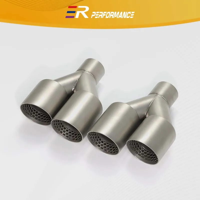 

New Design ER Exhaust Tips Car Dual Exhaust Pipe Universal Muffler Tip Stainless Steel Muffler Nozzle