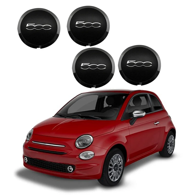 BB-4 шт., колпаки 133 мм для Fiat 500, запасные части, колпаки для центральной ступицы колес 68078419AC 68078421AC, пылезащитный чехол 51884863, черный
