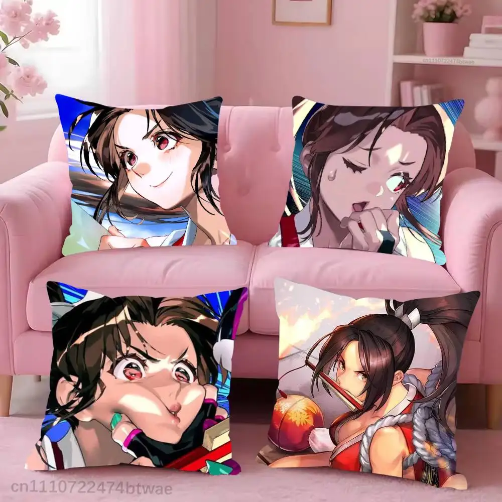 K-KOF Mai Shiranui Pillow Case Cover Square Sofa With For Pattern Comfortable Cushion suitable Of Room