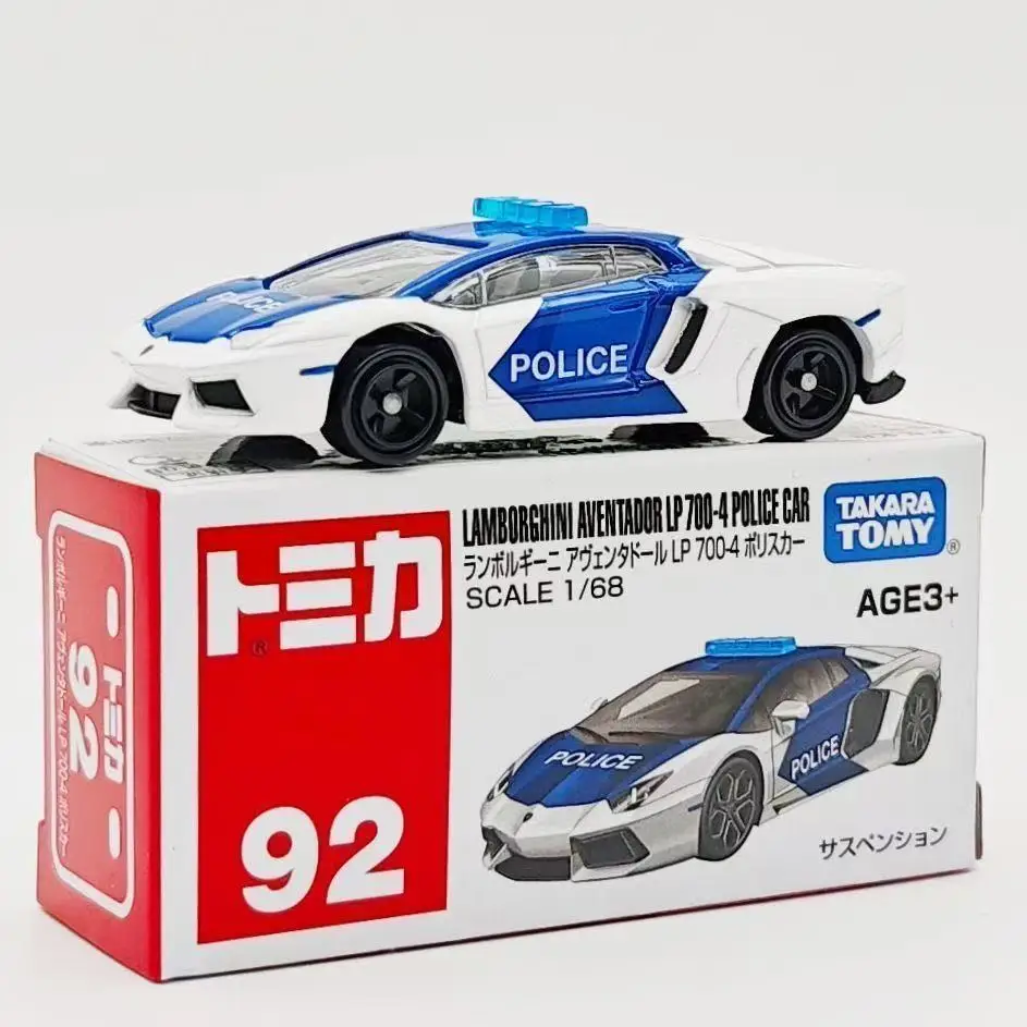 

Модель автомобиля из литого под давлением мини-сплава TAKARA TOMY 92 # Lamborghini LP700 Полицейская машина 993698, реалистичная игрушка-симулятор для детской коллекции
