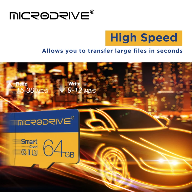 ความเร็วสูง Class 10 การ์ดหน่วยความจํา 8GB 16GB 32GB 64GB micro tf sd card 128GB 256GB cartao de memoria TF card สําหรับโทรศัพท์/แท็บเล็ต