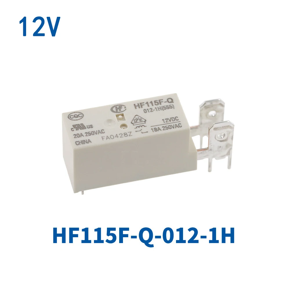 5V/12V/24V/48V DC Relay HF115F-Q-005-1H HF115F-Q-012-1H F115F-Q-024-1H F115F-Q-048-1H 05VDC 12VDC 24VDC 48VDC 18A Relay 1PCS