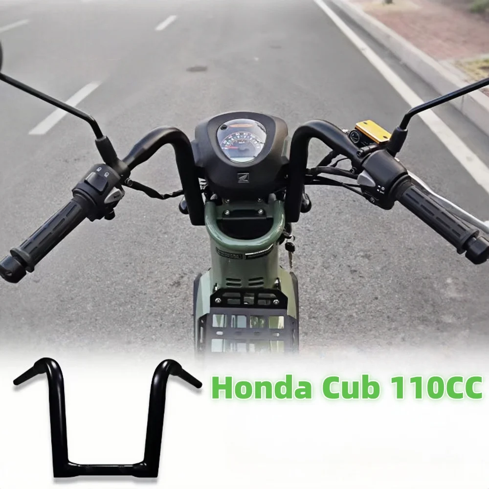 Suitable for Honda Cub 110Cc Modified Handlebars, Steering Handles, Cub 110 Modified High Handle Faucet Fixed Handle