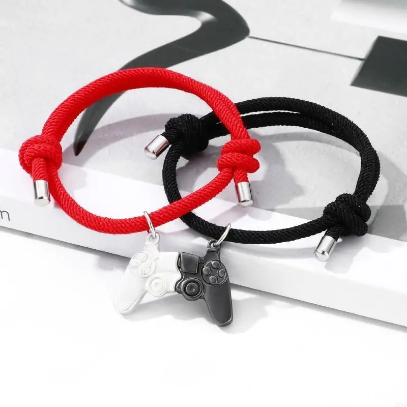 195C Game Lovers Gift Gamepad Bracelets Relationship Bracelet Couple Gifts His & Hers Matching Bracelets for Women Men