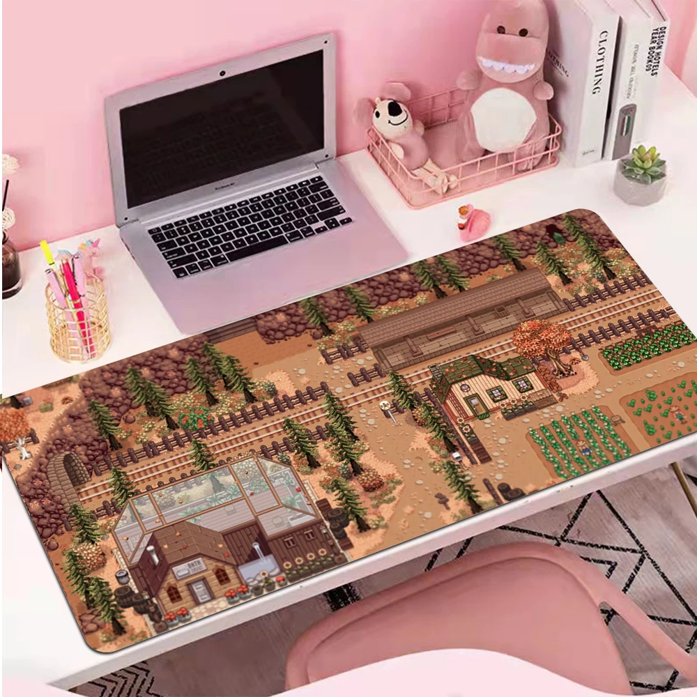 Anime Stardew Valley Mouse Pad Gamer Accessories Computer Mousepad Mat Gaming Keyboard Pc Mats Mausepad Carpet Laptop Mause Pads