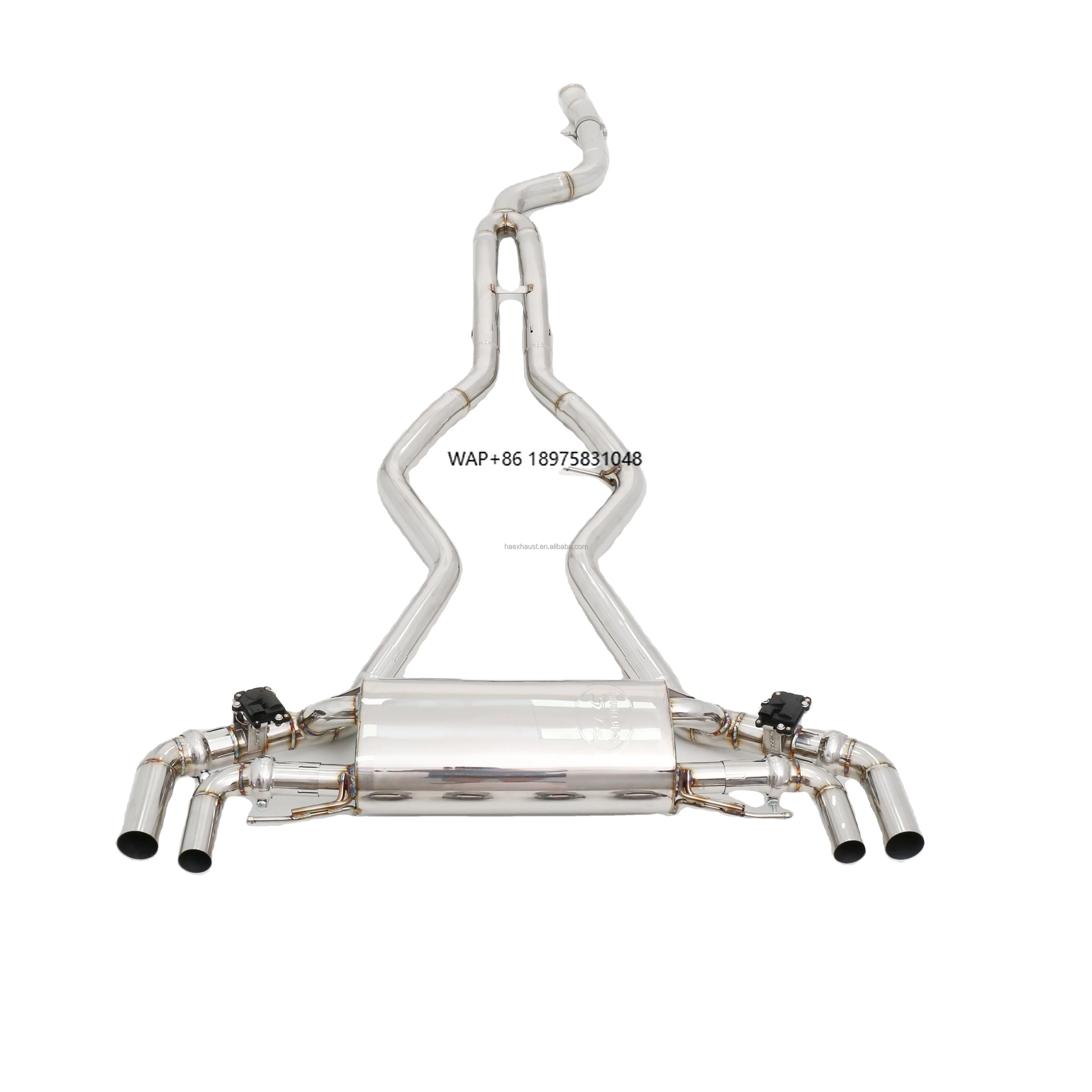 

Factory Customization Exhaust System for M340i G20/G21 3.0T B58 Engine 304 Stainless Steel/Titanium Valved Exhaust Pipes