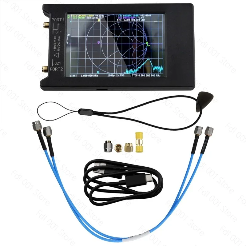 LiteVNA-64 50KHz-6.3GHz LiteVNA Touch Screen Vector Network Analyzer HF UHF Antenna Analyzer
