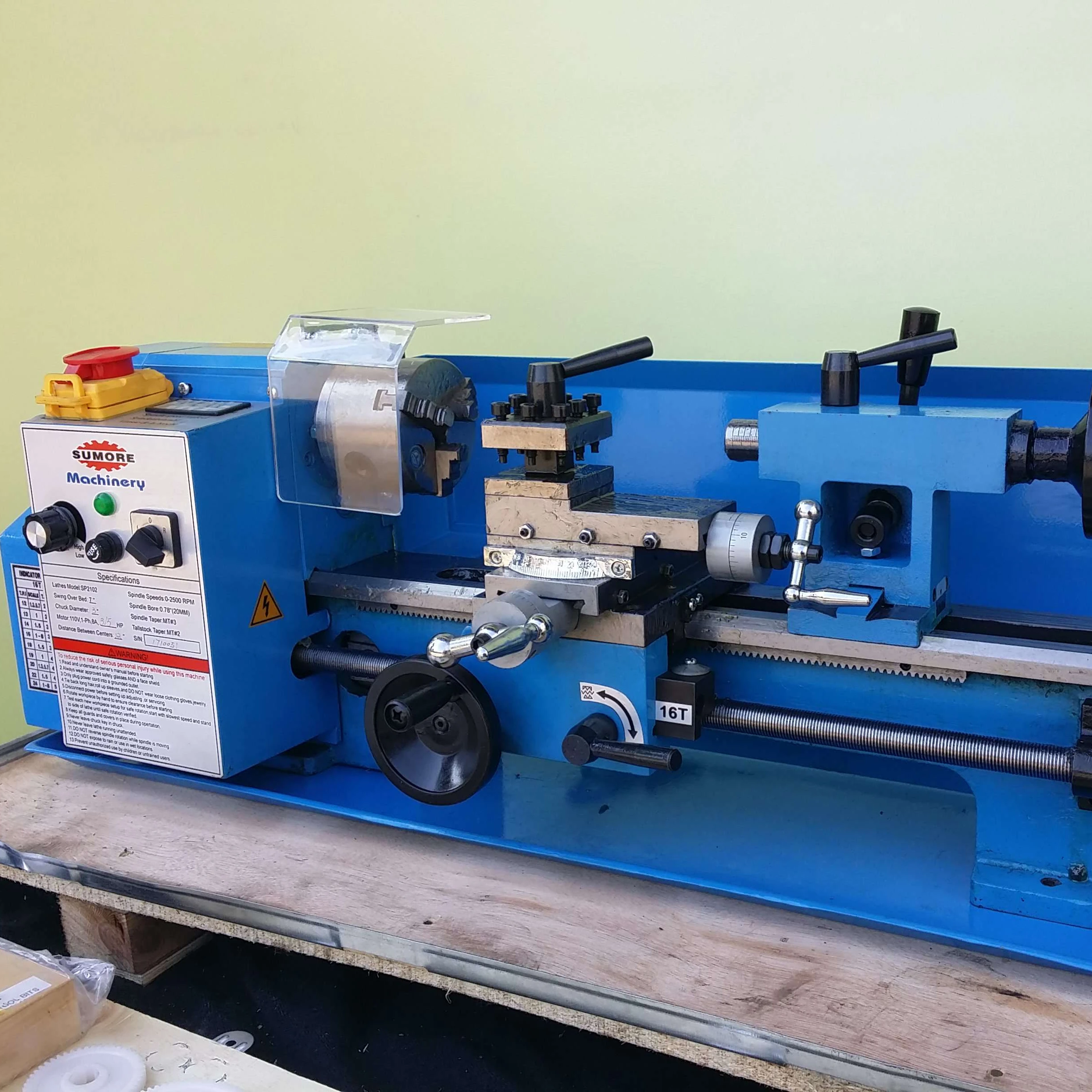 

7x12 inch mini lathe cj0618 for sale