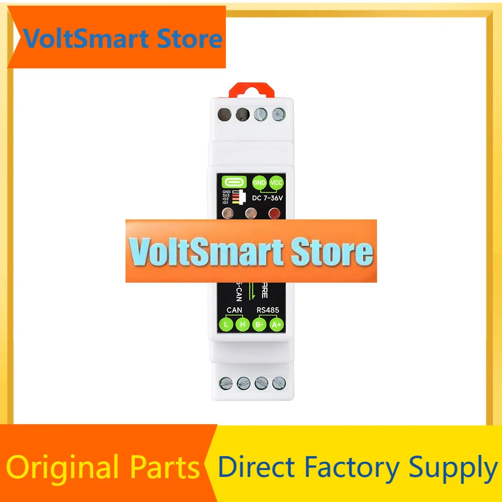 VoltSIndustrial ESP32-S3 Control Board With RS485 And CAN Communication Interfaces Supports Wi-Fi / Bluetooth Built-in Multiple