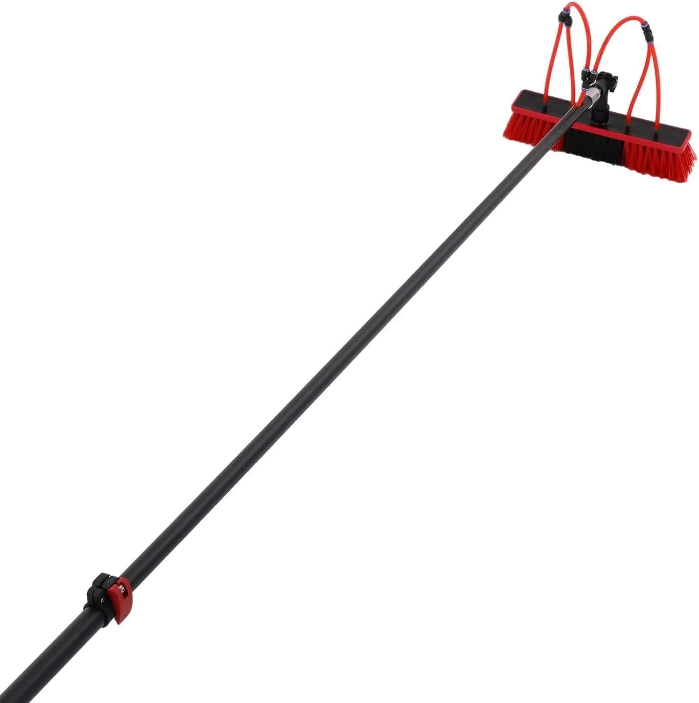 Solar Panel Cleaning Brush Eco-Friendly Handheld Telescopic Water Fed Wash with Aluminum Handle BorisBrush BB-C-002