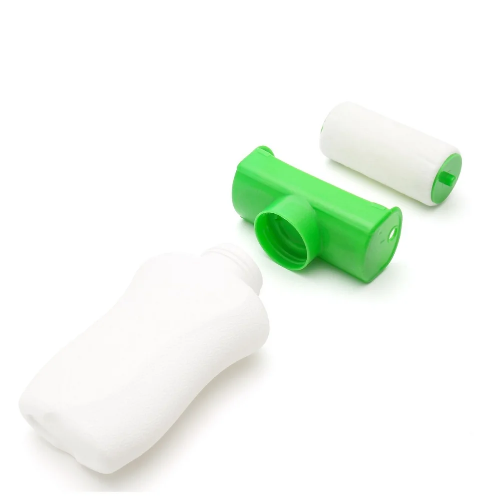 Wall Repair Paint Roller Brush Container Only Reusable with Controlled Paint Flow for Home and Professional Use