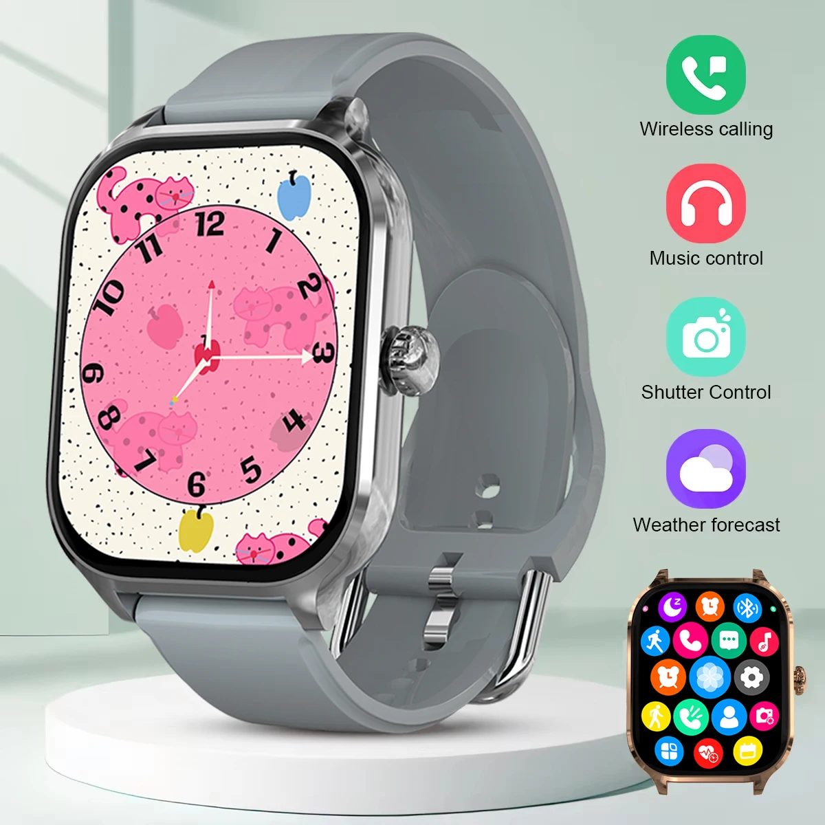 

H9 Pro Max 2.01inch AMOLED Smart Watch watch Screen Always Display Time For Xiaomi Heart Rate BT Call Fashion Women Smartwatch