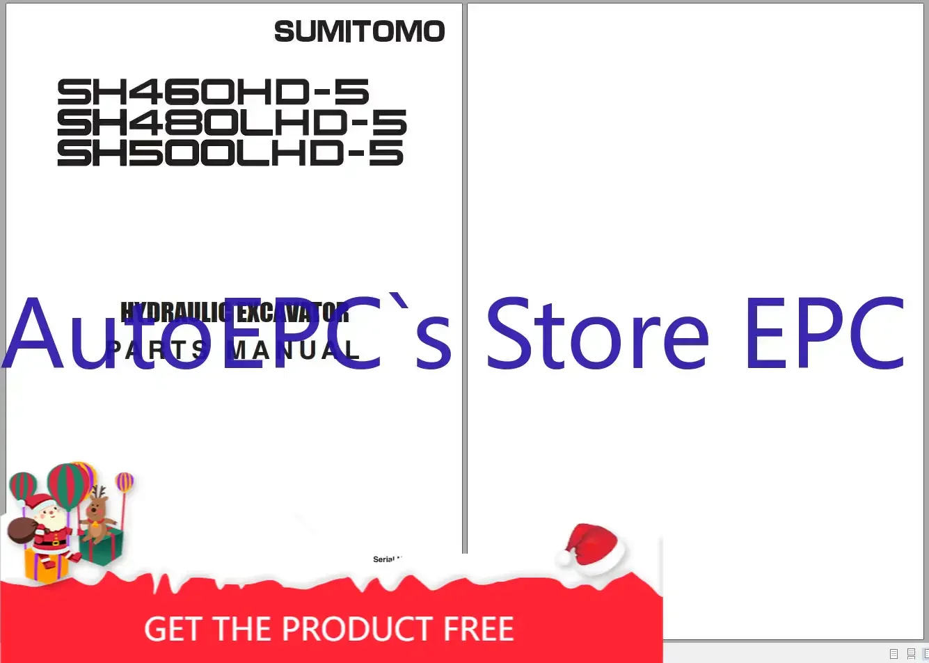 AutoEPC Sumimoto Hydraulic Excavator Operators Service and Part Manuals 4.09GB PDF DVD