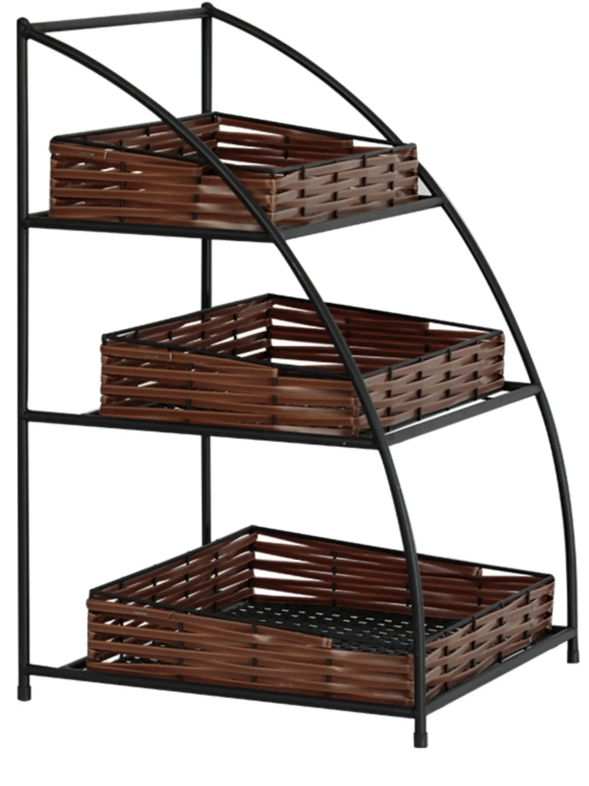 

Creative desktop multi-layer food storage rack display rack shelf Internet cafe wrought iron snacks home racks