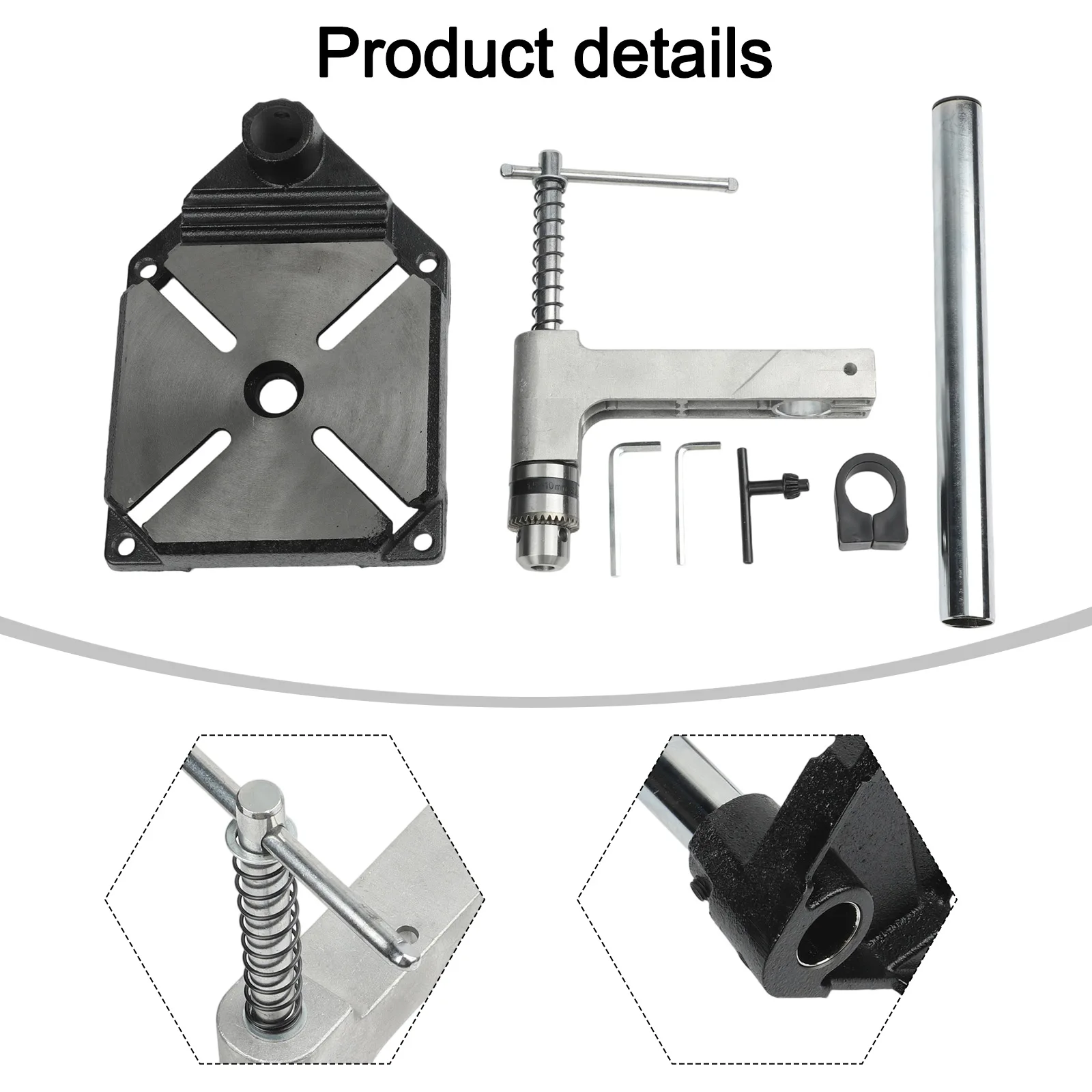 Manual Vertical For Tapping Machine with Adjustable Wrench for Precision For Tapping Operations Clamping Range of 1 5 10mm