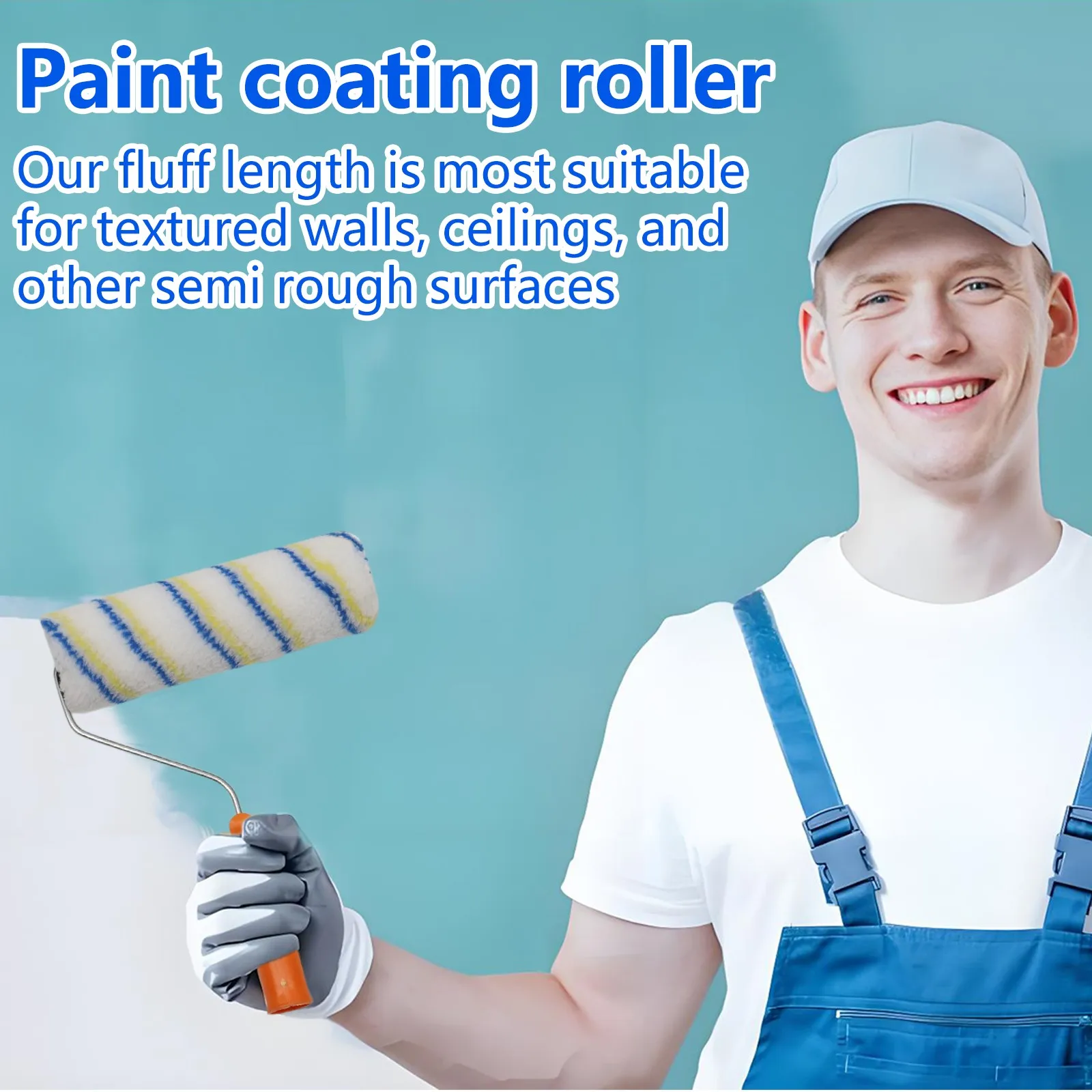 Portable Roller Brush Multi-functional Paint Roller Corner Paint Roller Precision Paint Roller Brush For Edges
