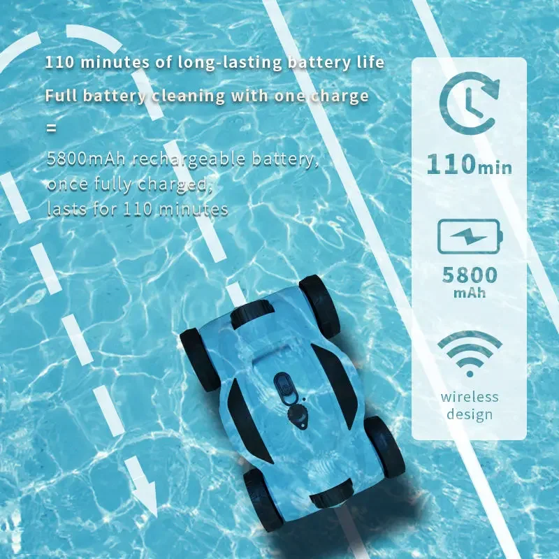 Robots de piscine automatiques Machine d'auto-nettoyage sous vide Aspiradora Robot nettoyeurs de piscine robotique