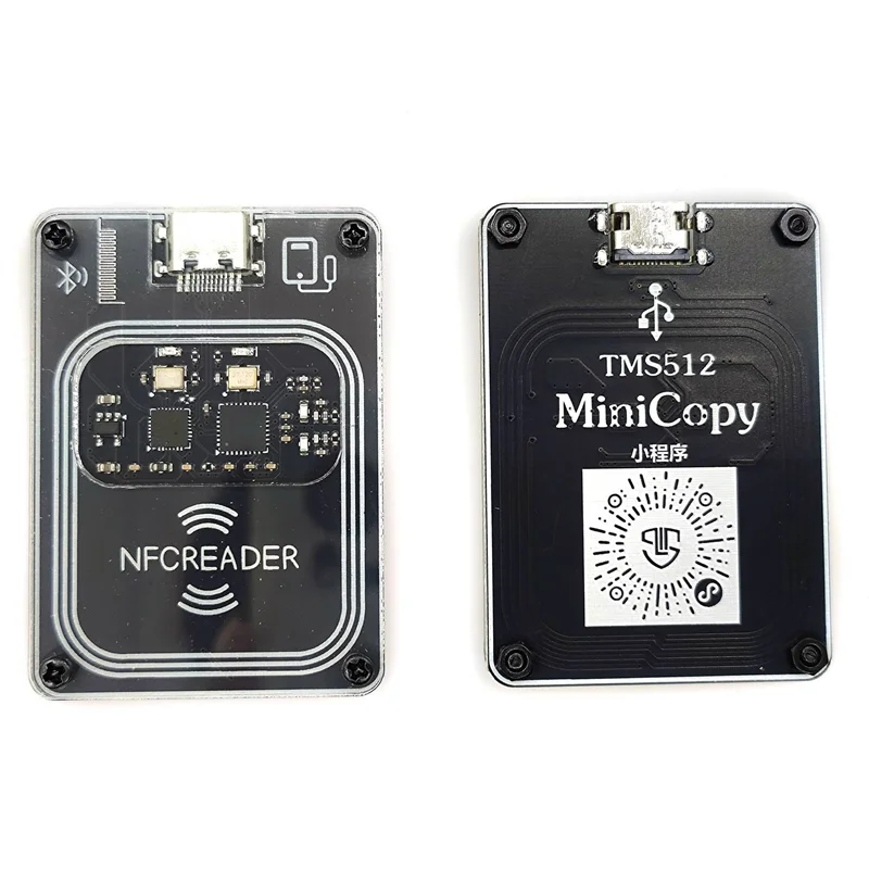 AED7-PCR532 NFC RFID Modulo wireless Bluetooth Lettore di schede IC Scrittore Emulatore RFID Minicopia con interfaccia di tipo C