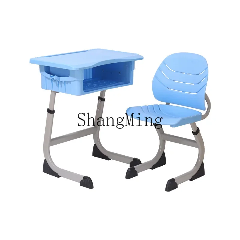 يدرس طلاب المدارس الثانوية FG طاولات وكراسي مع مكاتب رفع بسيطة للتخزين، نفس المكتب