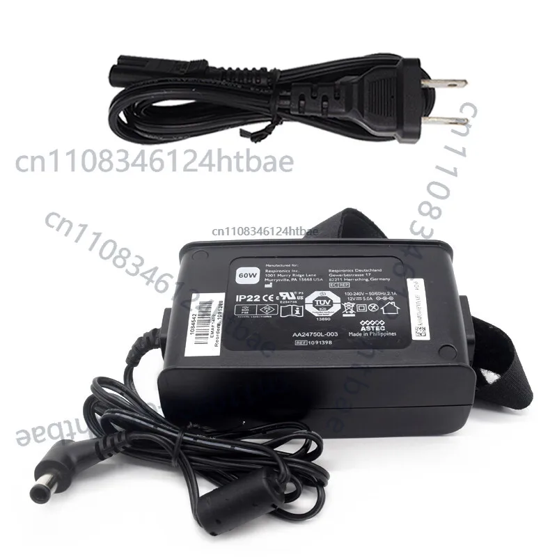 

Original FOR Respironics CPAP IP22 AA24750L-003 60W Power Supply AC Adapter Charger