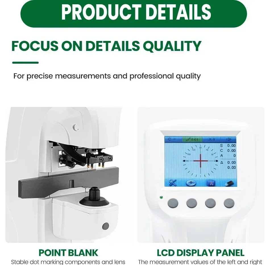 

Promotion Focimeter 3.5" True Color Monitor D-900 New Auto Lensmeter Optics Instruments Digital Lensometer Uv Pd Printing