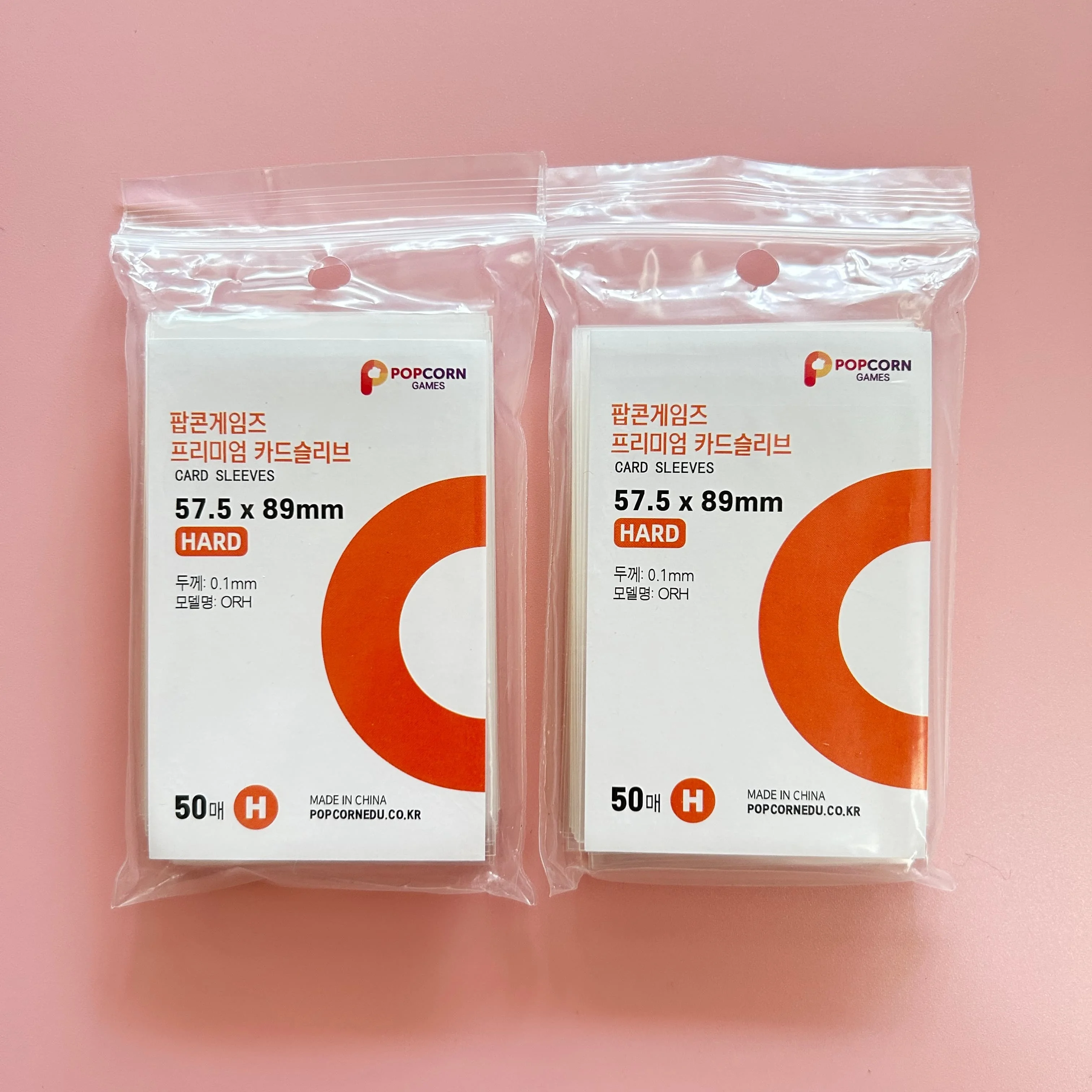 50Pcs Anti-scratch Transparent CPP Hard Photocard Sleeves Acid Free Film Bag For Kpop Popcorn Diy Football Idol Card Binder