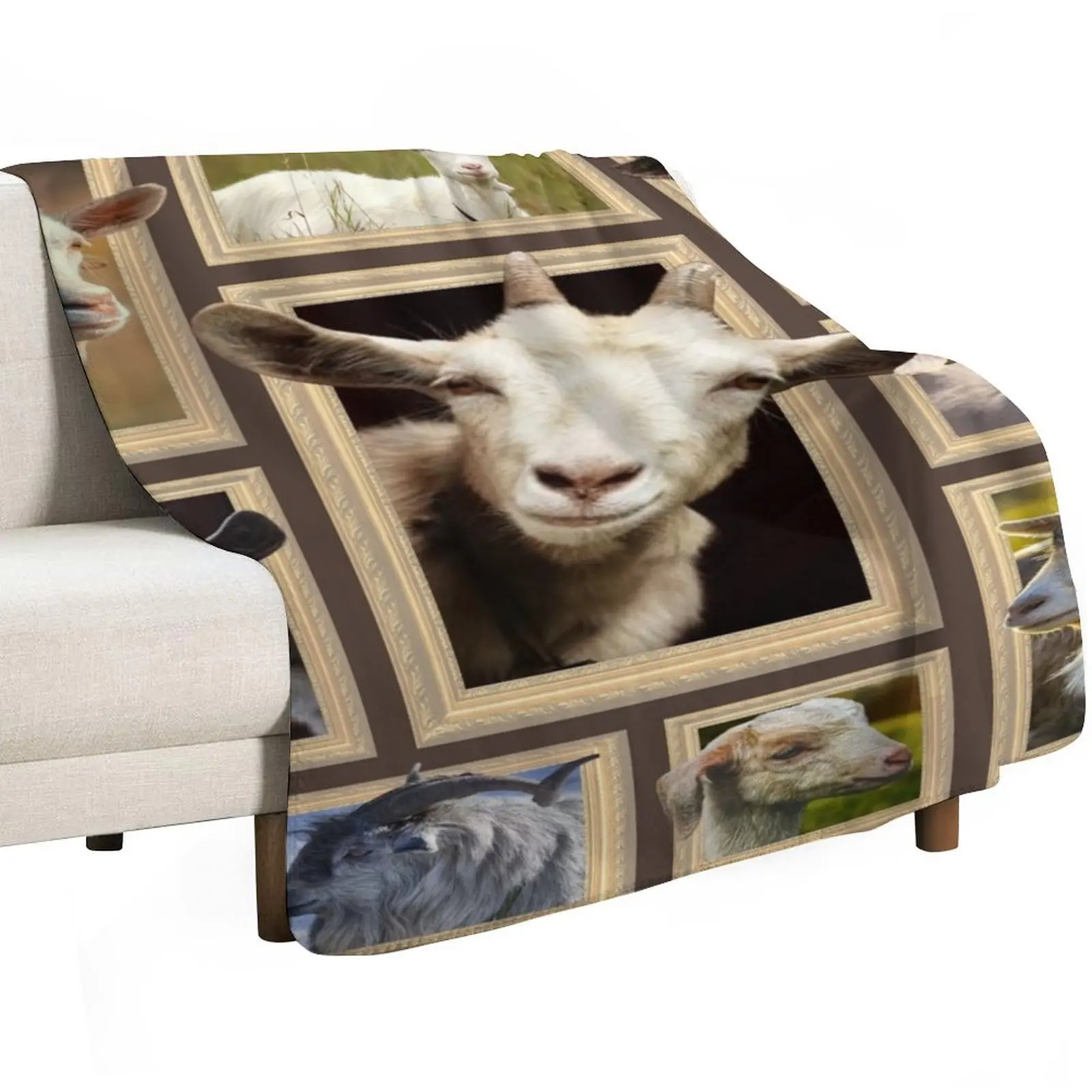 Goat Cute For Lovers Throw Blanket for winter Soft Plush Plaid Stuffeds Luxury St Thins Summer Beddings Blankets