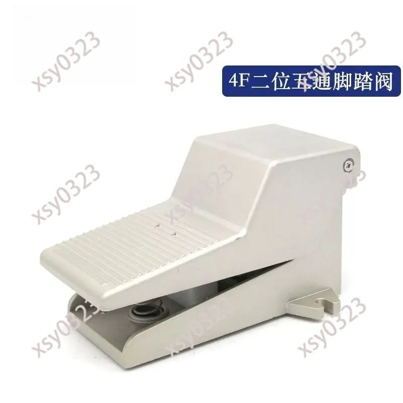 

Pneumatic Foot Pedal Valve 4F210-08, Industrial Foot Control Switch for Pneumatic Equipment Control