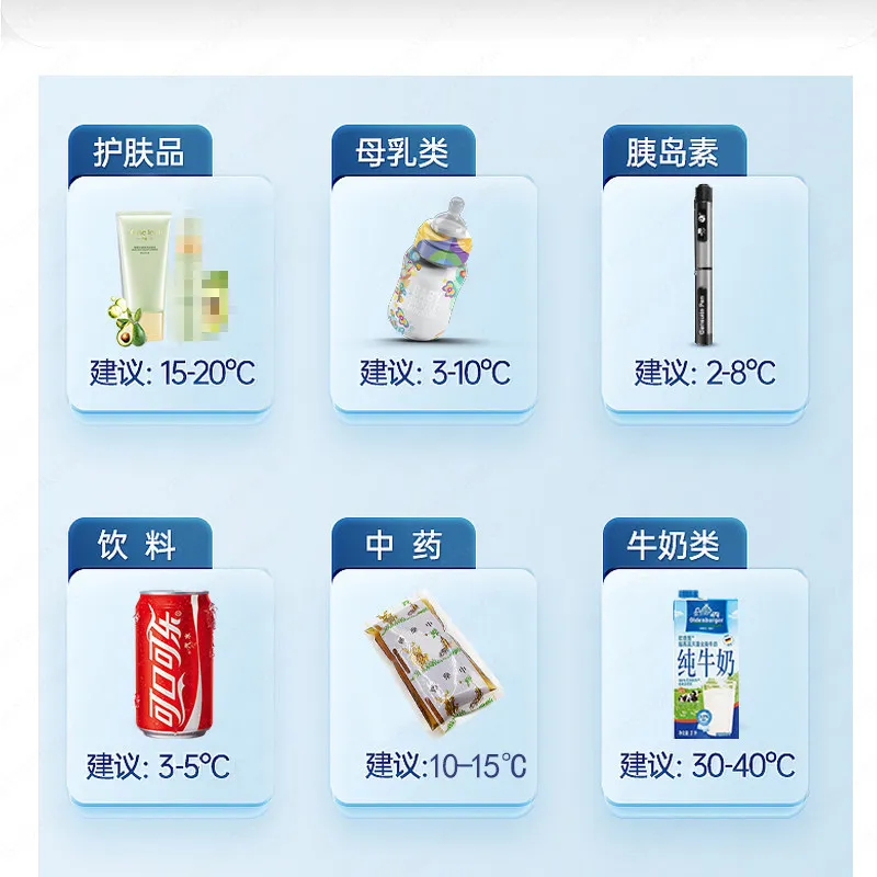 Insulin vaccine refrigerator, biologics, traditional Chinese medicine, breast milk insulation, car mounted