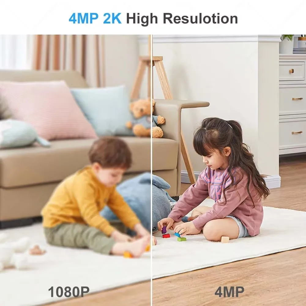 4MP Tuya Bullet Camera smart Home 2.4G/5G WiFi Surveillance Camera Outdoor Mini Tuya CCTV Video Surveillance Camera Smart life