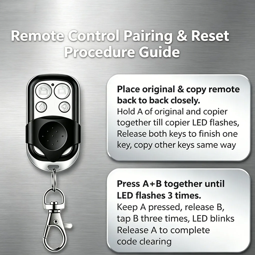 New-Copy TOPD4REN 433,92 Mhz replicator clone 42FGN,44RBN,44FGN,44RGR, 432EV, 432EE, 432NA garage door remote control